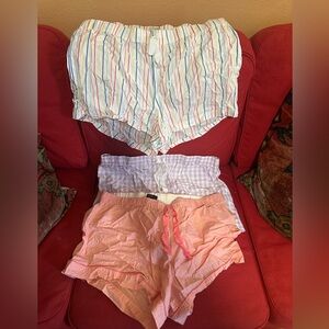 New J.Crew sleep shorts- XL- You get all three!!!